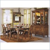 Klaussner Furniture Urban Craftsmen Casual Dining Table in Amber Finish
