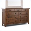 ADD TO YOUR SET: Klaussner Furniture Urban Craftsmen Double Dresser in Amber