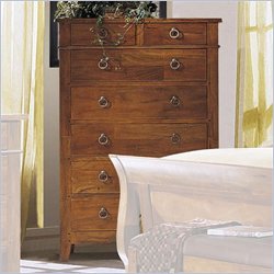 Klaussner Furniture Urban Craftsmen 7 Drawer Chest in Amber Finish