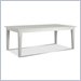 Klaussner Furniture Treasures White Grooved Dining Table