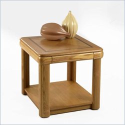 Klaussner Furniture Tambour End Table with Shelf