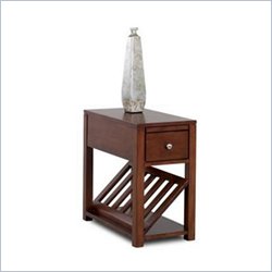 Klaussner Tyson End Table with Magazine Rack