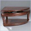 Klaussner Furniture Metro Pie Shape Lift Top Coffee Table