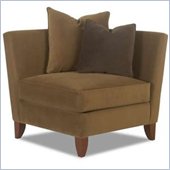 Klaussner Furniture Corner Chair in Belsire Pecan