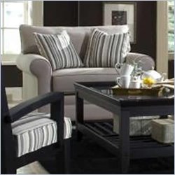 Klaussner Furniture Comfy Beige Upholstered Chair
