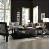 Klaussner Furniture Comfy Beige upholstered Loveseat