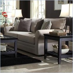 Klaussner Furniture Comfy Upholstered Beige Sofa