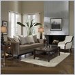 Klaussner Furniture Danity Mocha Brown upholstered Loveseat
