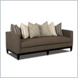 Klaussner Furniture Danity Brown Upholstered Sofa