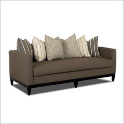 Klaussner Furniture Danity Brown Upholstered Sofa