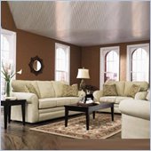 Klaussner Furniture Delany Beige Upholstered Ottoman