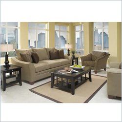 Klaussner Furniture Posen Grey Upholstered Loveseat