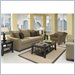 Klaussner Furniture Posen Grey Upholstered Loveseat