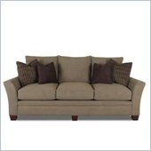 Klaussner Furniture Posen Grey Upholstered Sofa