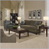 Klaussner Furniture Proximity Grey Upholstered Loveseat