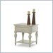 Klaussner Furniture Hampton Bay White Wood End Table