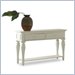 Klaussner Furniture Hampton Bay White Wood Sofa Table