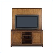 Klaussner Furniture New Horizon Entertainment Wood Console and Hutch