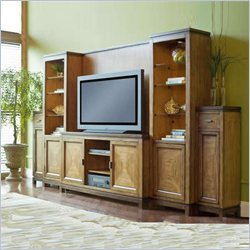 Klaussner Furniture New Horizon 6 piece ash Entertainment Center