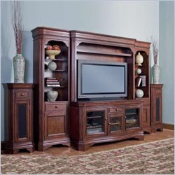 Klaussner Furniture Stoughton 6 piece Entertainment Center set