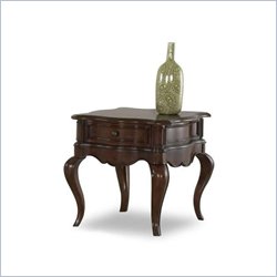 Klaussner Furniture Stoughton Cherry Wood End Table