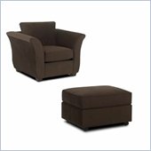 Klaussner Serendipity Chair and Ottoman