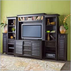 Klaussner Furniture Horizon 6 Piece Entertainment Center Set