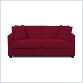 Klaussner Tilly Queen Sleeper in Microsuede Cinnabar