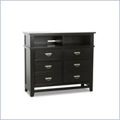 Klaussner Ashton Media Chest in Black