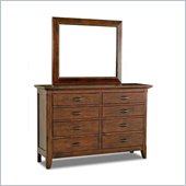 Klaussner Carturra Dresser & Mirror in Antique Bronze