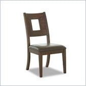 Klaussner Carturra Dining Room Side Chair in Wood and Leather