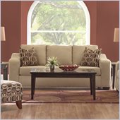 Klaussner Furniture Darien Sofa in Voyage Camel