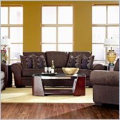 Klaussner Furniture Jonas Sofa in Wooten Java
