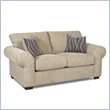 ADD TO YOUR SET: Klaussner Furniture Tiburon Loveseat in Buster Putty
