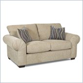 Klaussner Furniture Tiburon Loveseat in Buster Putty