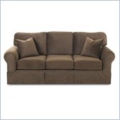 Klaussner Furniture Woodwin Sofa in Chocolate