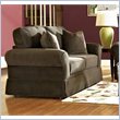 ADD TO YOUR SET: Klaussner Furniture Woodwin Loveseat in Chocolate