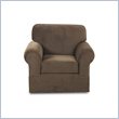 ADD TO YOUR SET: Klaussner Furniture Woodwin Chair in Chocolate
