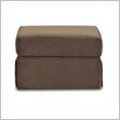 ADD TO YOUR SET: Klaussner Furniture Woodwin Ottoman in Chocolate