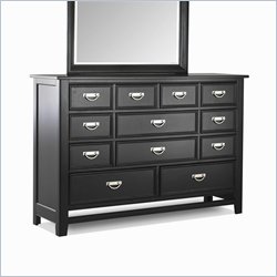Klaussner Furniture Ashton Triple Dresser in Black