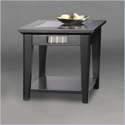 Klaussner Furniture Ashton End Table with Shelf