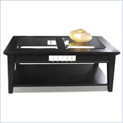 Klaussner Furniture Black Ashton Coffee Table