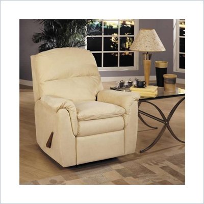 Klaussner Furniture Shellburne Swivel Gliding Microfiber Chair Recliner