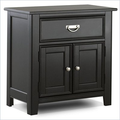 Klaussner Ashton Night Stand in Black