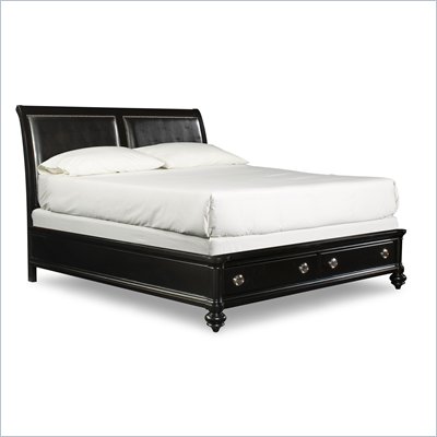 Klaussner Danbury Bed in Black