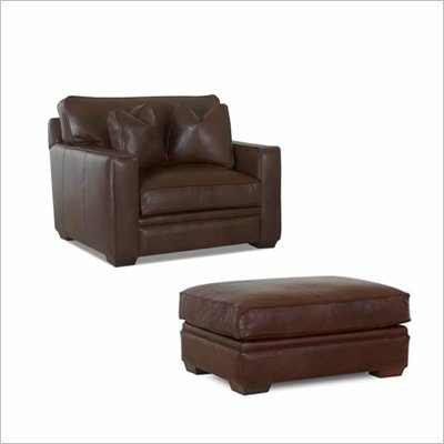Klaussner Homestead Chair and Ottoman