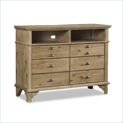 Klaussner South Bay Media Chest in Creamy Natural