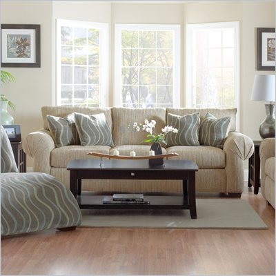 Klaussner Furniture Tiburon Sofa in Buster Putty