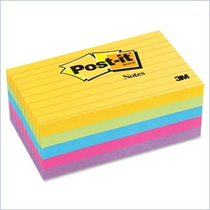 Post-it Lined Notes in Ultra Colors