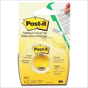 Post-it Labeling and Cover-Up Tape